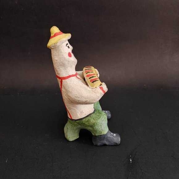 Vintage Dymkovo Clay Toy Folk Art Statues Russian Traditional Toy Kargopol - Picture 4 of 9